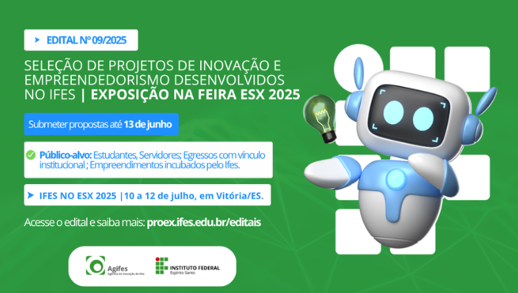 Ifes seleciona projetos inovadores para exposição no ESX 2025 